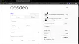 Desden coupon verification screenshot