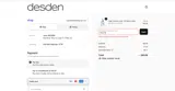 Desden coupon verification screenshot