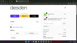 Desden coupon verification screenshot