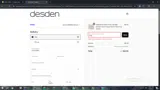 Desden coupon verification screenshot