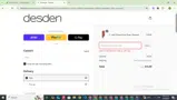 Desden coupon verification screenshot