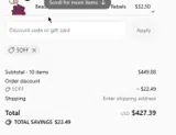 Desden coupon verification screenshot