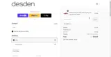 Desden coupon verification screenshot