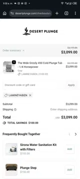 LAMINEYABIEN coupon verification screenshot