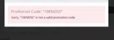 10ENDSS coupon verification screenshot
