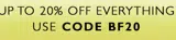 bf20 coupon verification screenshot