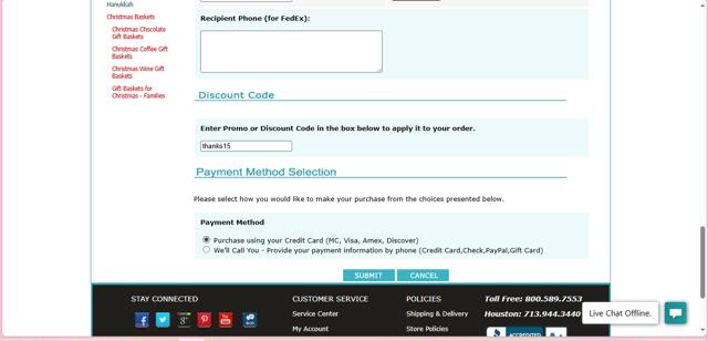 Design It Yourself Gift Baskets checkout page showing Design It Yourself Gift Baskets promo code box | Screenshot taken by SimplyCodes community member on Sep 1, 2025