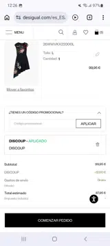 DISCOUP coupon verification screenshot