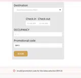 Desire Riviera Maya Resort coupon verification screenshot