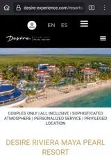 Desire Riviera Maya Resort coupon verification screenshot