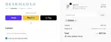 Deskhaus coupon verification screenshot