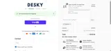 Desky USA coupon verification screenshot