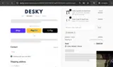 Desky USA coupon verification screenshot