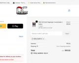 WELCOME10 coupon verification screenshot