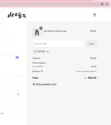 Detox coupon verification screenshot