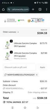 NEWYEARRESOLUTIONS2024 coupon verification screenshot