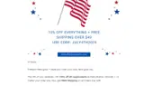 JULY4TH2025 coupon verification screenshot