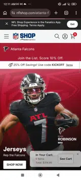 Detroit Lions coupon verification screenshot