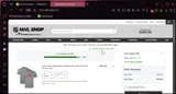 Detroit Red Wings Shop coupon verification screenshot