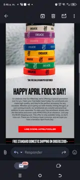 Aprilfool25 coupon verification screenshot