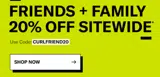 CURLFRIEND20 coupon verification screenshot