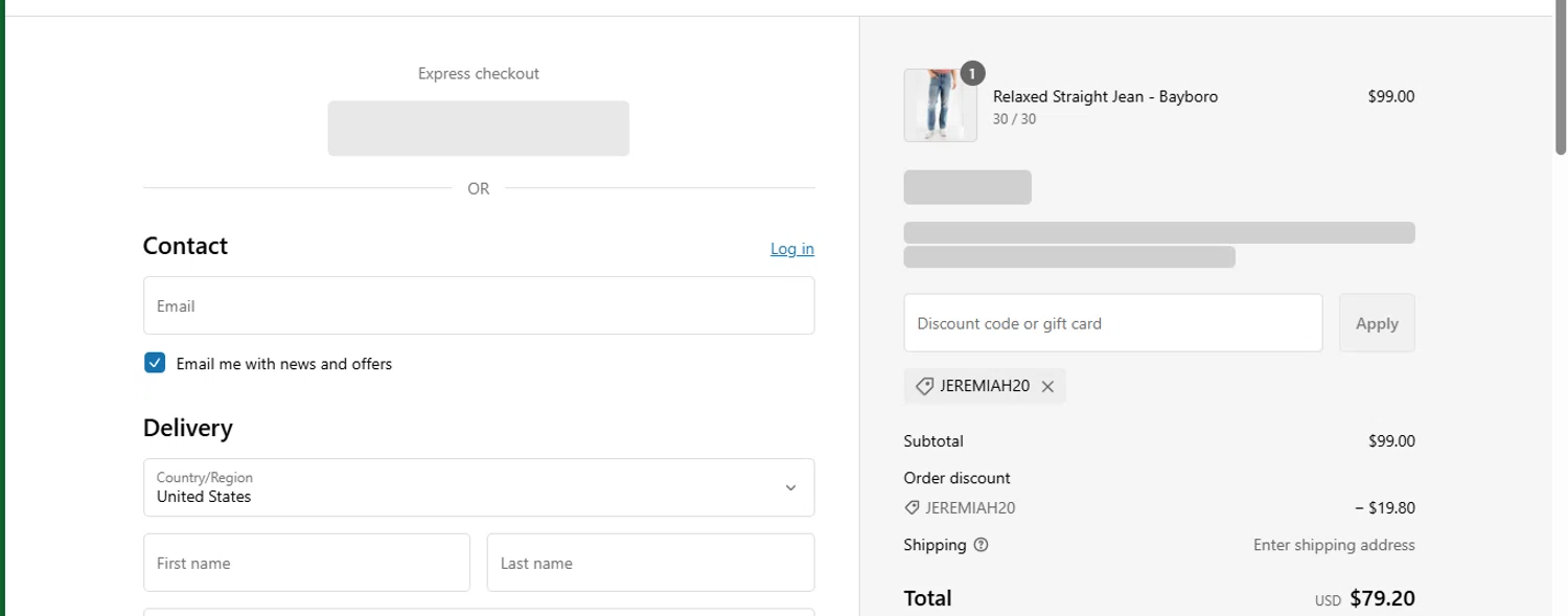 Devil-Dog promo code screenshot showing code JEREMIAH20 applied at Devil-Dog checkout page. Uploaded by SimplyCodes community member chepipro on Feb 13, 2025