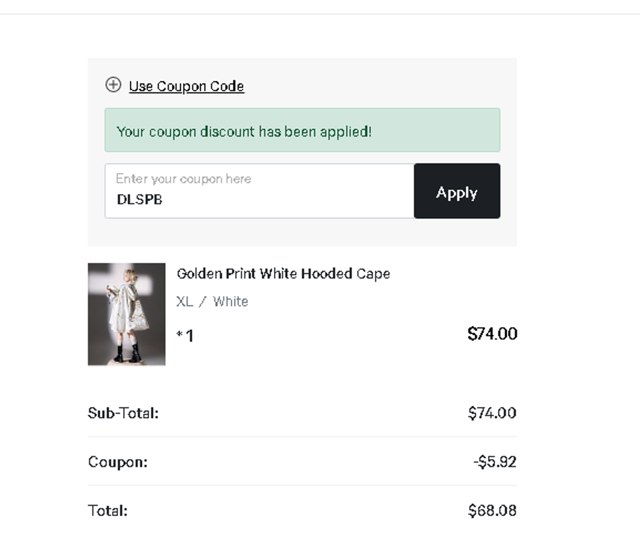 Devilinspired checkout page showing Devilinspired coupon code box | Screenshot taken by SimplyCodes community member on Aug 18, 2025