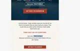 TREATURSELF coupon verification screenshot