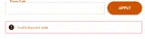 BYE2BOO coupon verification screenshot
