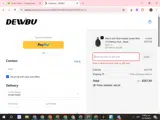 DWFB15 coupon verification screenshot
