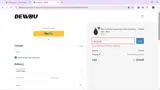 DBJOSH30 coupon verification screenshot