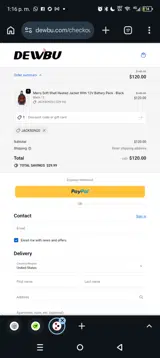 JACKSON20 coupon verification screenshot