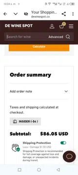 INSIDER coupon verification screenshot