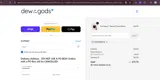Dew of the Gods coupon verification screenshot