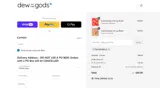 Dew of the Gods coupon verification screenshot