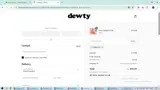 DEWTY20 coupon verification screenshot