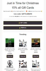 GIFTCARD15 coupon verification screenshot