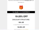 BLACKFRIDAY15 coupon verification screenshot