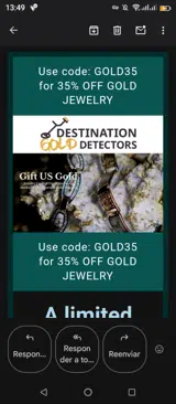 GOLD35 coupon verification screenshot