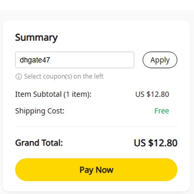 DHgate Promo Codes (9 Verified) - 5% Off Sitewide May 2025