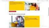 DHL coupon verification screenshot