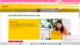 DHL coupon verification screenshot