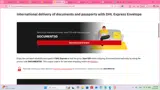 DHL coupon verification screenshot