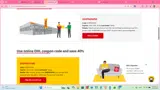 DHL coupon verification screenshot