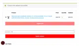 DBMILITARY10 coupon verification screenshot