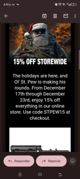 STPEW15 coupon verification screenshot