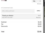 NOLAS5 coupon verification screenshot