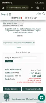 Three coupon verification screenshot
