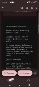 BLACK25 coupon verification screenshot