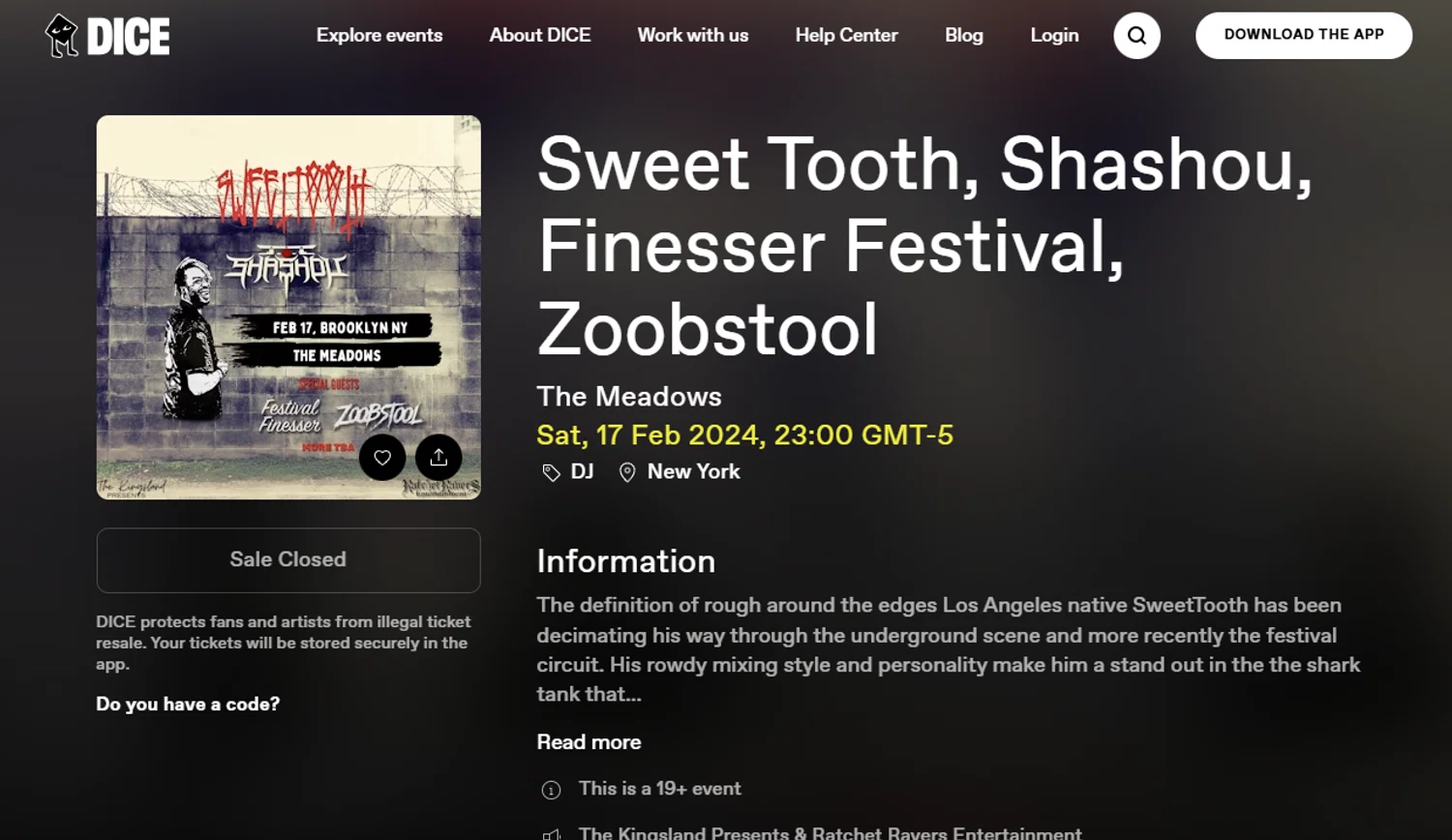 DICE FM discount code screenshot showing code TFF applied at DICE FM checkout page. Uploaded by SimplyCodes community member MagnificentSaver708 on Feb 13, 2025